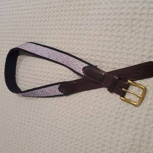 Vineyard Vines Blue and Red Belt Size 32